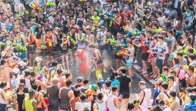 جنش آب بازی ارمنستان در تمامی قسمت های شهر