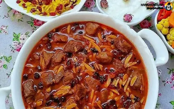 خورشت بادام کرمانشاه