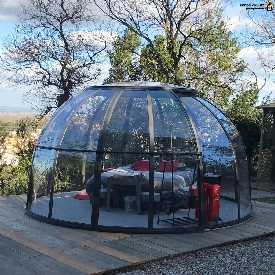 هتل حبابی Maison Bulles, France