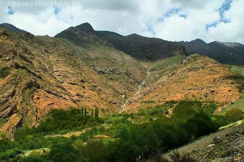 مسیر دسترسی به دشت هویج