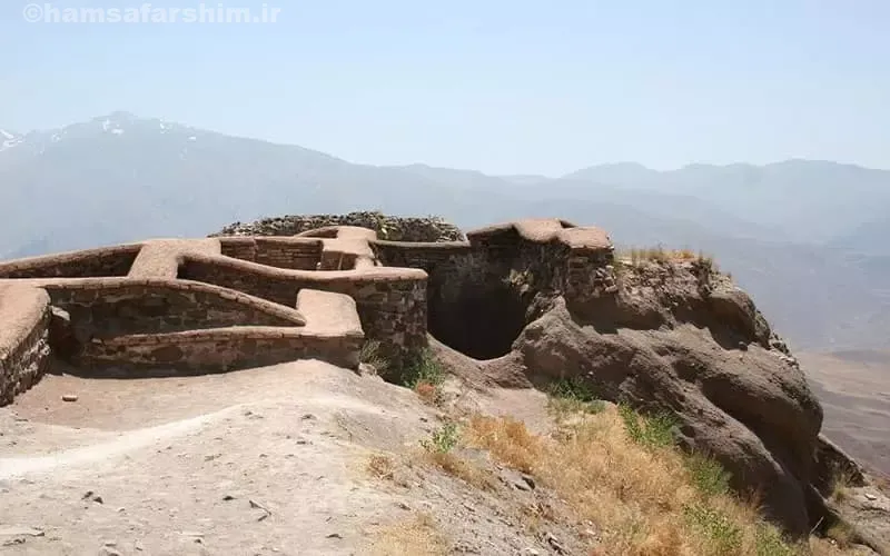 بقایای قلعه الموت قزوین