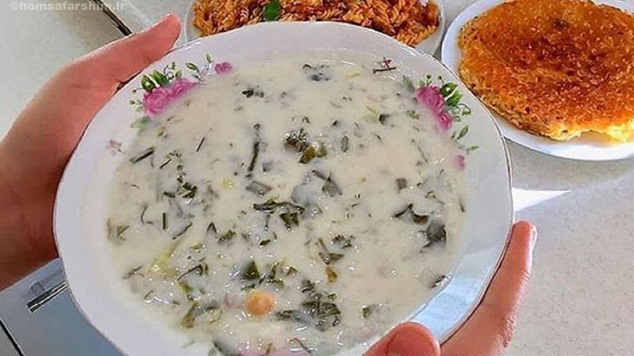 آش دوغ اردبیل _ طرز تهیه 