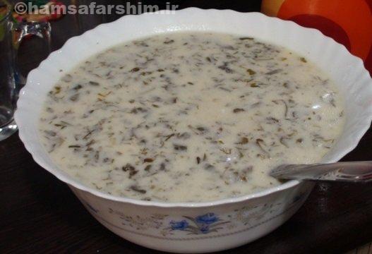 آش دوغ اردبیل _ طرز تهیه