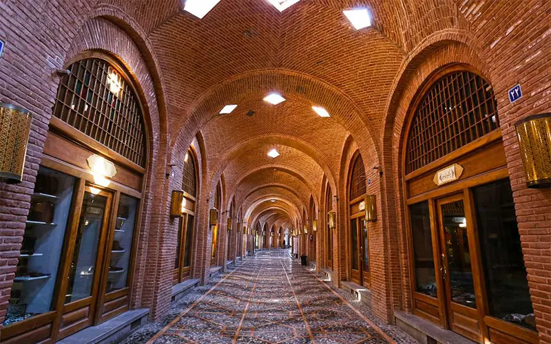 بازار قزوین و سرای سعدالسلطنه