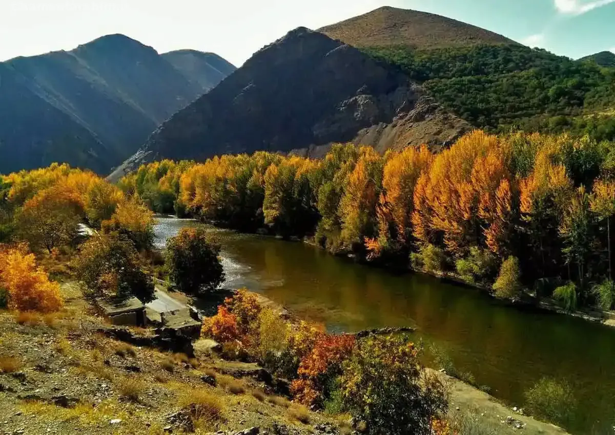 روستای مارکده در چهارمحال بختیاری