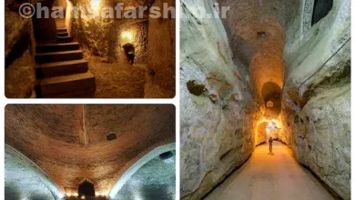 شهر زیرزمینی نوش‌آباد کاشان