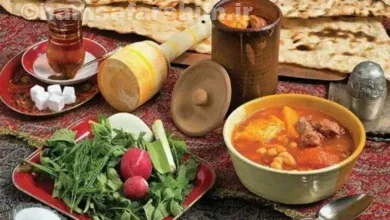 یخنی نخود شیرازی