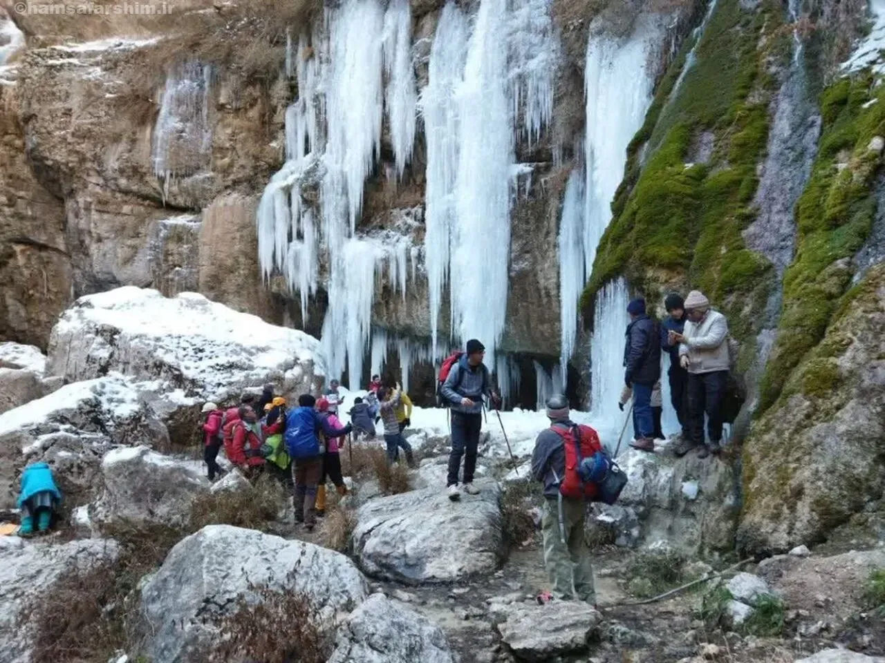 مسیر دسترسی به آبشار اخلمد