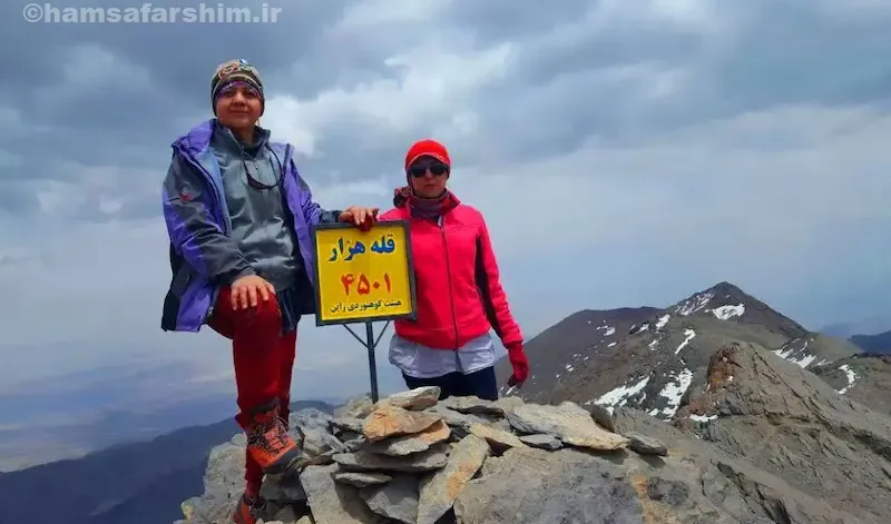 کوهنوردی در کوه هزار کرمان