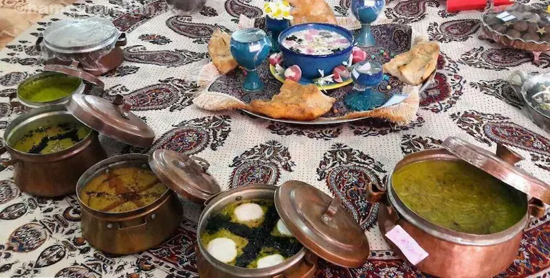 غذاهای محلی و خاص این روستاها