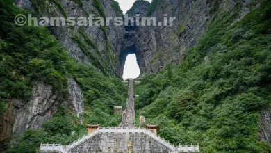 کوه تیان‌من چین