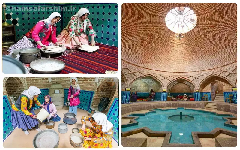 آشنایی با حمام قجر قزوین و تاریخچه ساخت آن