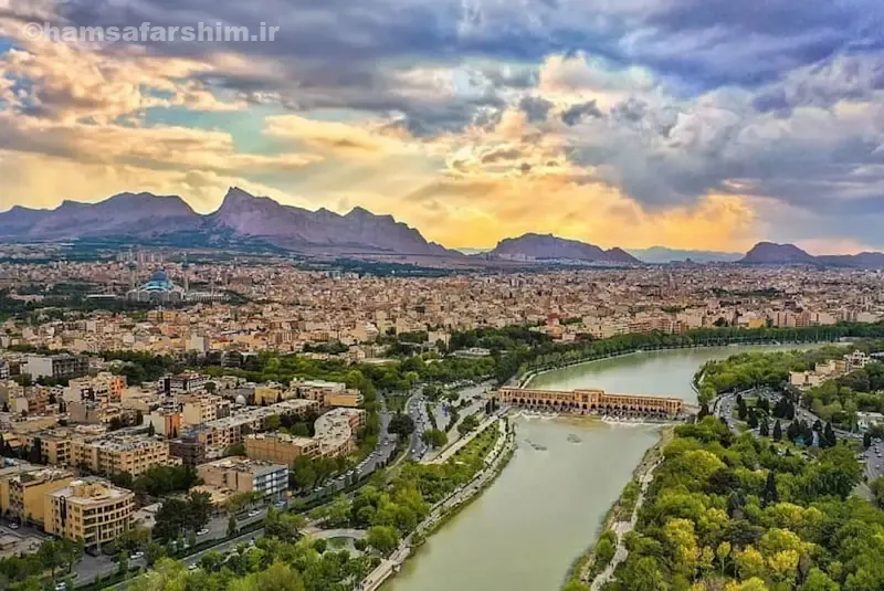 نقش زاینده‌رود در معماری سنتی و باغ‌سازی
