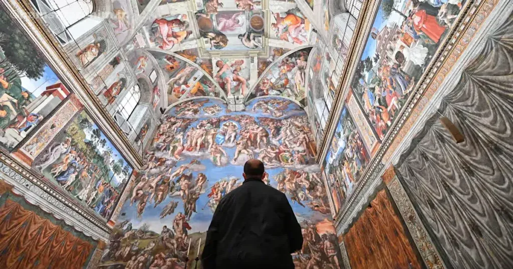 سقف کلیسای سیستین واتیکان