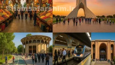 راهنمای کامل جاهای دیدنی تهران با مترو
