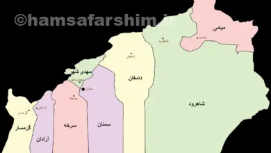 فاصله سمنان تا شهرهای مهم ایران
