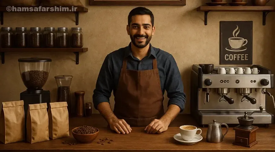 خرید قهوه، کوچه مروی بازار تهران