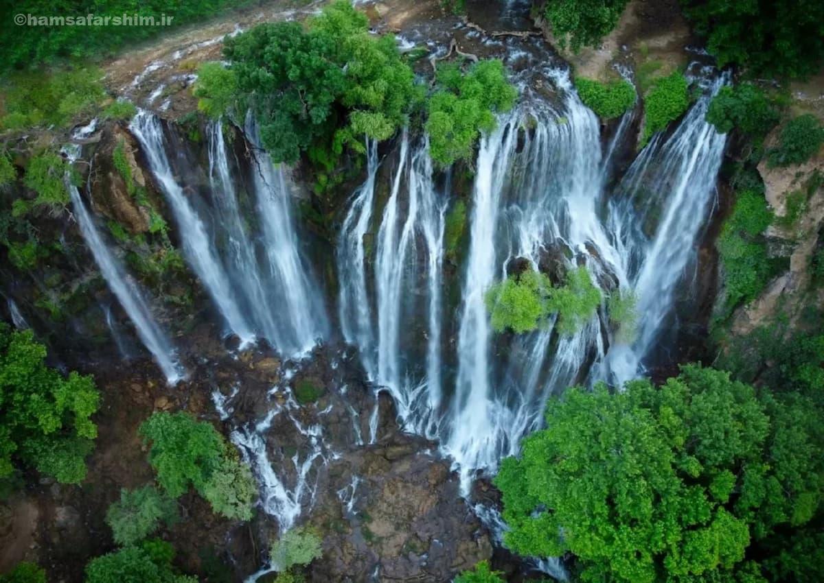 درباره آبشار زرد لیمه دیناران