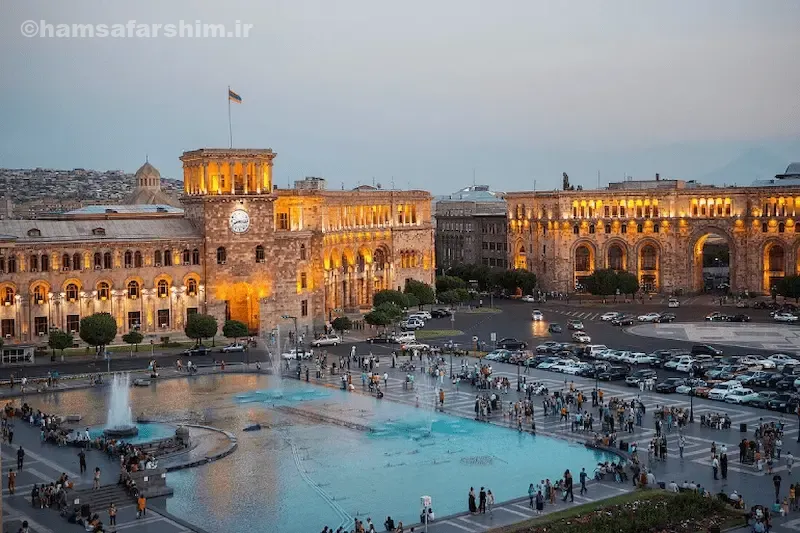 میدان جمهوری ایروان کجاست