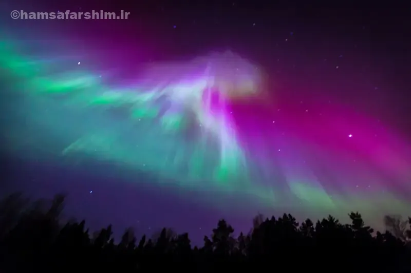 شفق قطبی در ایسلند (Northern Lights)