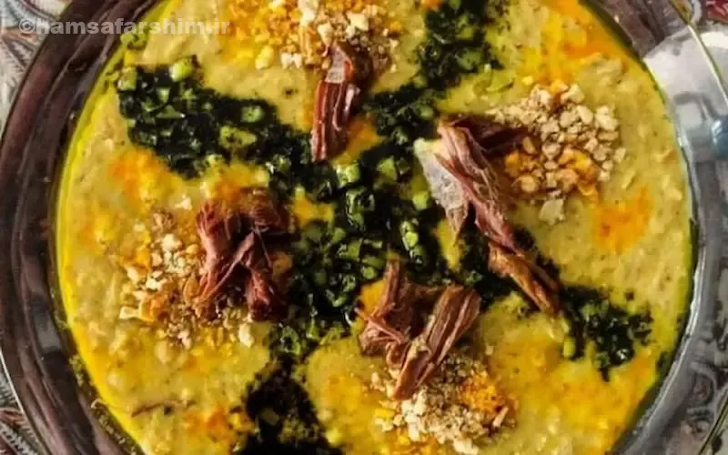 آبگوشت بزقرمه